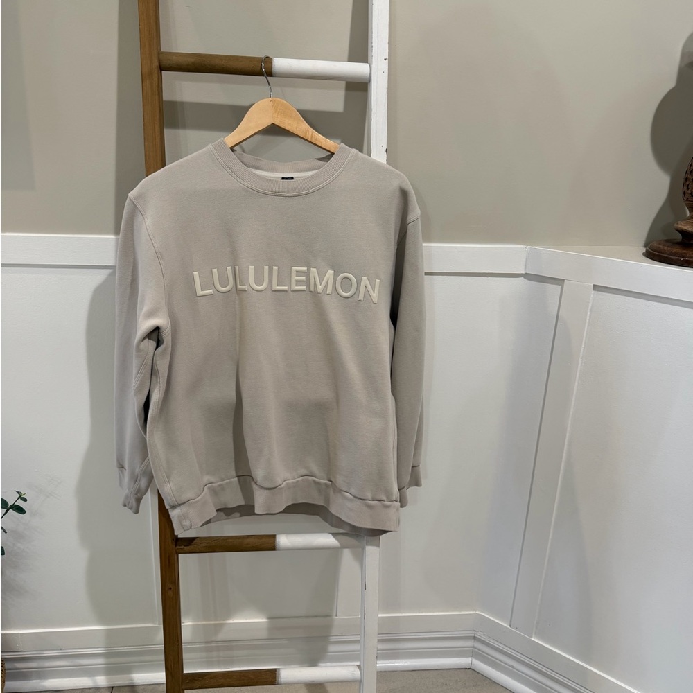 lululemon athletica Men's Taupe Crewneck Sweater